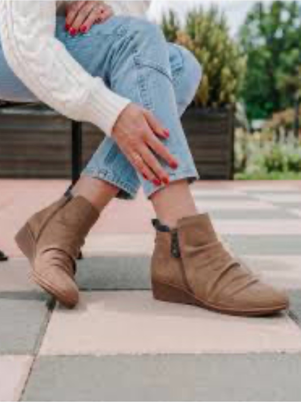 Women's Clarks Aspra Walk Waterproof Dark Taupe Suede